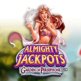 Almighty Jackpots: Garden of Persephone online game logo by Novomatic on zetkazino.com