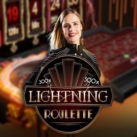 Official Live Casino logo: Lightning Roulette by Evolution at Zet Casino