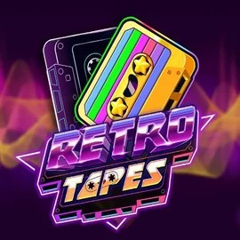 Retro Tapes slot logo by Push Gaming at Zet Casino