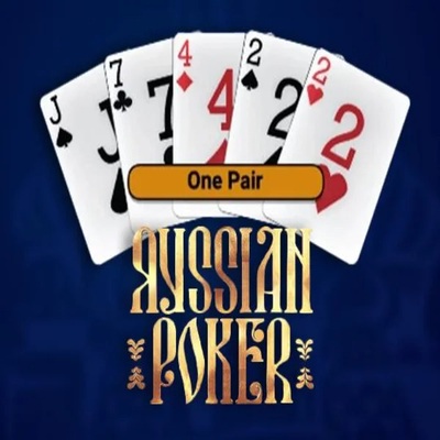 Russian Poker logo by OneTouch Games Zet Casino