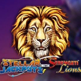 Stellar Jackpots with Serengeti Lions slot visual from Lightning Box Game available on zetkazino.com