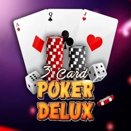 Three Card Poker Delux game by Urgent Games – logo hosted on Zet Casino